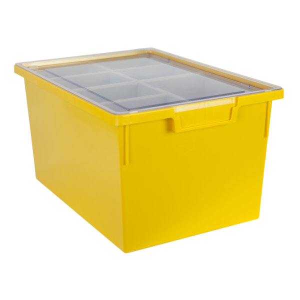 Storsystem Bin, Tray, Tote, Yellow, High Impact Polystyrene, 12.25 in W, 9 in H CE1953PY-NK0301-1